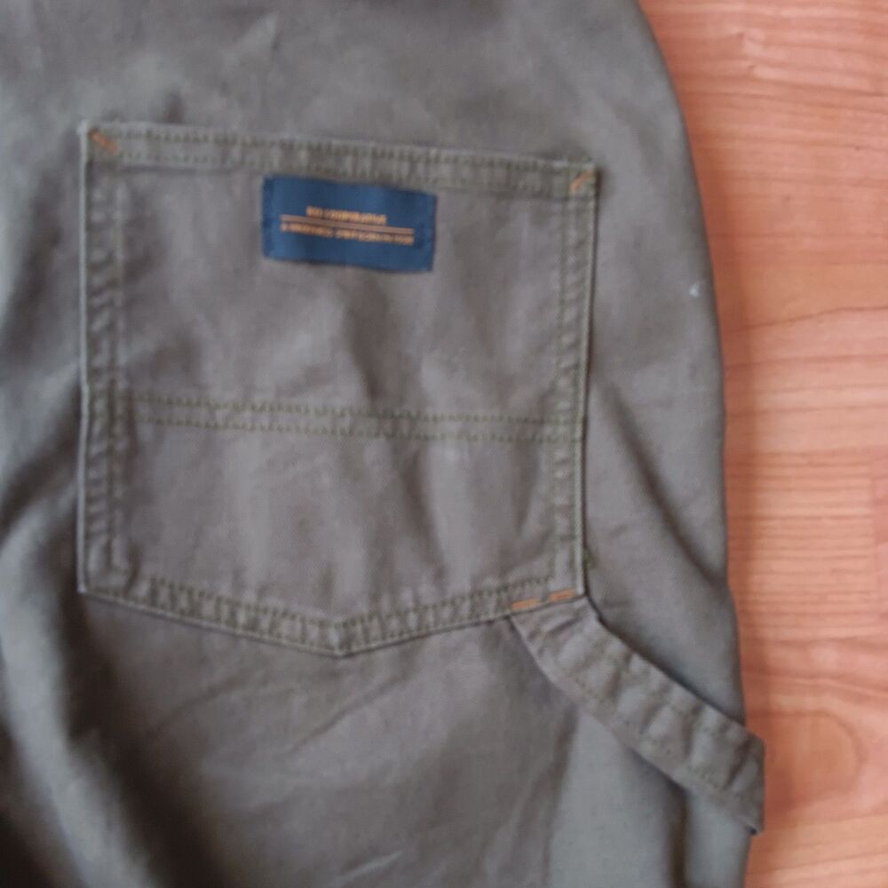 REI Co-op Women 8 Canvas Double Knee Workwear Utility Overalls Straight Leg - Picture 6 of 9